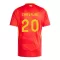 Maillot De Foot Espagne Daniel Carvajal 20 Domicile Euro 2024