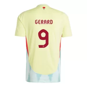 Maillot De Foot Espagne Gerard Moreno 9 Extérieur Euro 2024 Maillot De Foot Espagne Gerard Moreno 9 Extérieur Euro 2024