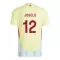 Maillot De Foot Espagne Joselu 12 Extérieur Euro 2024