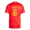 Maillot De Foot Espagne Mikel Merino 6 Domicile Euro 2024