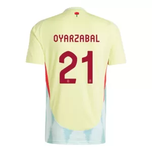 Maillot De Foot Espagne Mikel Oyarzabal 21 Extérieur Euro 2024 Maillot De Foot Espagne Mikel Oyarzabal 21 Extérieur Euro 2024