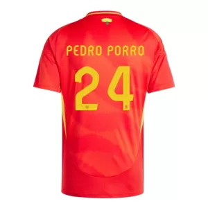 Maillot De Foot Espagne Pedro Porro 24 Domicile Euro 2024 Maillot De Foot Espagne Pedro Porro 24 Domicile Euro 2024