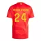 Maillot De Foot Espagne Pedro Porro 24 Domicile Euro 2024
