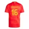 Maillot De Foot Espagne Rodrigo Hernández 16 Domicile Euro 2024