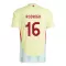 Maillot De Foot Espagne Rodrigo Hernández 16 Extérieur Euro 2024