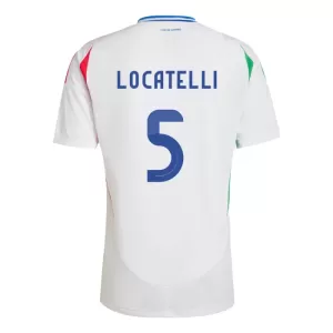 Maillot De Foot Italie Manuel Locatelli 5 Extérieur Euro 2024 Maillot De Foot Italie Manuel Locatelli 5 Extérieur Euro 2024
