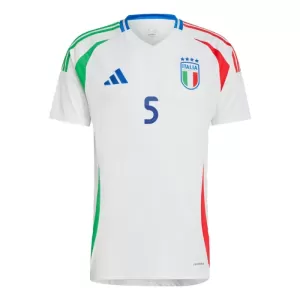 Maillot De Foot Italie Manuel Locatelli 5 Extérieur Euro 2024