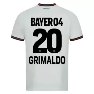 Maillot De Foot Bayer 04 Leverkusen Alejandro Grimaldo 20 Extérieur 23/24