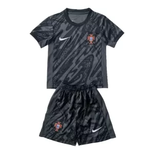 Kit De Football Gardien Portugal Enfant Euro 2024 Noir Kit De Football Gardien Portugal Enfant Euro 2024 Noir