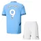 Kit De Football Manchester City Erling Haaland 9 Enfant Domicile 24/25