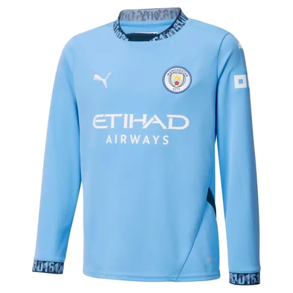 Maillot De Foot Manchester City Jack Grealish 10 Domicile 24/25 Manches Longues