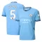 Maillot De Foot Manchester City John Stones 5 Domicile 24/25