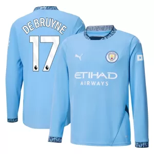 Maillot De Foot Manchester City Kevin De Bruyne 17 Domicile 24/25 Manches Longues Maillot De Foot Manchester City Kevin De Bruyne 17 Domicile 24/25 Manches Longues
