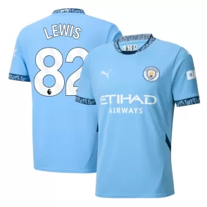 Maillot De Foot Manchester City Rico Lewis 82 Domicile 24/25