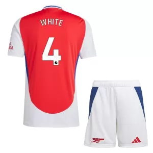 Kit De Football Arsenal Ben White 4 Enfant Domicile 24/25 Kit De Football Arsenal Ben White 4 Enfant Domicile 24/25