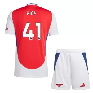 Kit De Football Arsenal Declan Rice 41 Enfant Domicile 24/25 Kit De Football Arsenal Declan Rice 41 Enfant Domicile 24/25