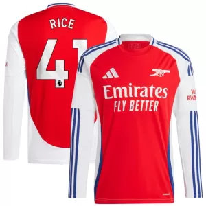 Maillot De Foot Arsenal Declan Rice 41 Domicile 24/25 Manches Longues Maillot De Foot Arsenal Declan Rice 41 Domicile 24/25 Manches Longues