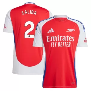 Maillot De Foot Arsenal Saliba 2 Domicile 24/25 Maillot De Foot Arsenal Saliba 2 Domicile 24/25