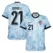 Maillot De Foot Portugal Diogo Jota 21 Extérieur Euro 2024