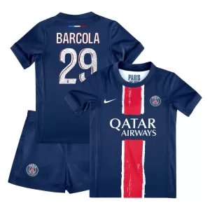 Kit De Football Paris Saint-Germain Bradley Barcola 29 Enfant Domicile 24/25 Kit De Football Paris Saint-Germain Bradley Barcola 29 Enfant Domicile 24/25