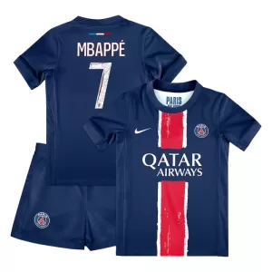 Kit De Football Paris Saint-Germain Kylian Mbappé 7 Enfant Domicile 24/25 Kit De Football Paris Saint-Germain Kylian Mbappé 7 Enfant Domicile 24/25