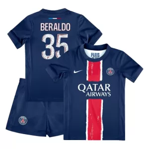 Kit De Football Paris Saint-Germain Lucas Beraldo 35 Enfant Domicile 24/25 Kit De Football Paris Saint-Germain Lucas Beraldo 35 Enfant Domicile 24/25