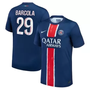 Maillot De Foot Paris Saint-Germain Bradley Barcola 29 Domicile 24/25 Maillot De Foot Paris Saint-Germain Bradley Barcola 29 Domicile 24/25