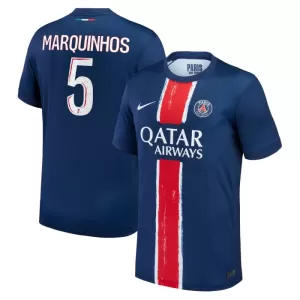 Maillot De Foot Paris Saint-Germain Marquinhos 5 Domicile 24/25 Maillot De Foot Paris Saint-Germain Marquinhos 5 Domicile 24/25