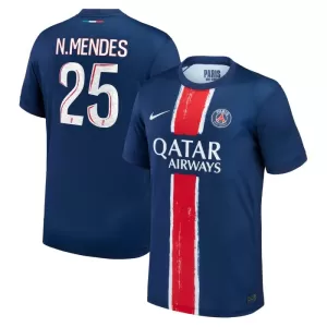 Maillot De Foot Paris Saint-Germain Nuno Mendes 25 Domicile 24/25 Maillot De Foot Paris Saint-Germain Nuno Mendes 25 Domicile 24/25