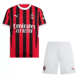 Kit De Football Milan AC Enfant Domicile 24/25 Kit De Football Milan AC Enfant Domicile 24/25