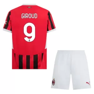 Kit De Football Milan AC Olivier Giroud 9 Enfant Domicile 24/25 Kit De Football Milan AC Olivier Giroud 9 Enfant Domicile 24/25