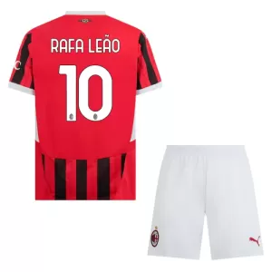 Kit De Football Milan AC Rafael Leão 10 Enfant Domicile 24/25 Kit De Football Milan AC Rafael Leão 10 Enfant Domicile 24/25