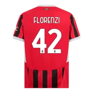 Maillot De Foot Milan AC Florenzi 42 Domicile 24/25 Maillot De Foot Milan AC Florenzi 42 Domicile 24/25