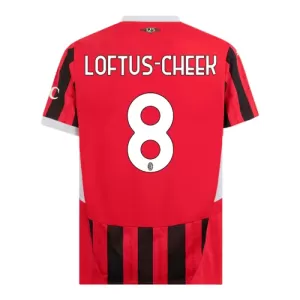 Maillot De Foot Milan AC Loftus-Cheek 8 Domicile 24/25 Maillot De Foot Milan AC Loftus-Cheek 8 Domicile 24/25