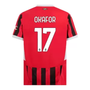 Maillot De Foot Milan AC Okafor 17 Domicile 24/25 Maillot De Foot Milan AC Okafor 17 Domicile 24/25