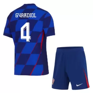 Kit De Football Croatie Josko Gvardiol 4 Enfant Extérieur Euro 2024 Kit De Football Croatie Josko Gvardiol 4 Enfant Extérieur Euro 2024