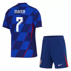 Kit De Football Croatie Majer 7 Enfant Extérieur Euro 2024 Kit De Football Croatie Majer 7 Enfant Extérieur Euro 2024