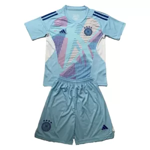Kit De Football Gardien Allemagne Enfant Euro 2024 Bleu Kit De Football Gardien Allemagne Enfant Euro 2024 Bleu