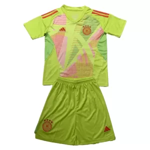 Kit De Football Gardien Allemagne Enfant Euro 2024 Jaune Kit De Football Gardien Allemagne Enfant Euro 2024 Jaune