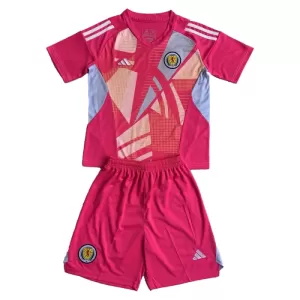 Kit De Football Gardien Écosse Enfant Euro 2024 Rose Kit De Football Gardien Écosse Enfant Euro 2024 Rose