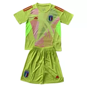 Kit De Football Gardien Italie Enfant Euro 2024 Jaune Kit De Football Gardien Italie Enfant Euro 2024 Jaune