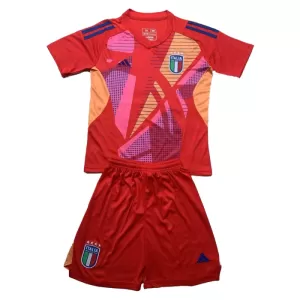 Kit De Football Gardien Italie Enfant Euro 2024 Rouge Kit De Football Gardien Italie Enfant Euro 2024 Rouge