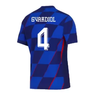 Maillot De Foot Croatie Josko Gvardiol 4 Extérieur Euro 2024 Maillot De Foot Croatie Josko Gvardiol 4 Extérieur Euro 2024