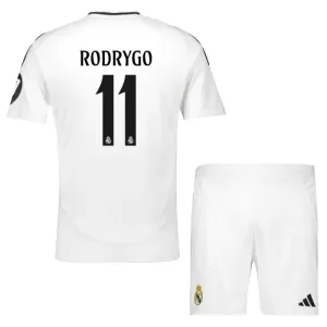 Kit De Football Real Madrid Rodrygo Goes 11 Enfant Domicile 24/25 Kit De Football Real Madrid Rodrygo Goes 11 Enfant Domicile 24/25