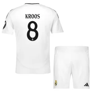Kit De Football Real Madrid Toni Kroos 8 Enfant Domicile 24/25 Kit De Football Real Madrid Toni Kroos 8 Enfant Domicile 24/25