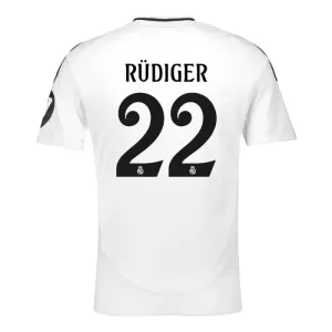 Maillot De Foot Real Madrid Antonio Rudiger 22 Domicile 24/25 Maillot De Foot Real Madrid Antonio Rudiger 22 Domicile 24/25