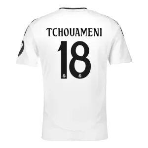 Maillot De Foot Real Madrid Aurélien Tchouaméni 18 Domicile 24/25 Maillot De Foot Real Madrid Aurélien Tchouaméni 18 Domicile 24/25