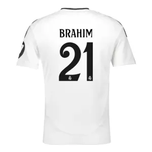 Maillot De Foot Real Madrid Brahim 21 Domicile 24/25 Maillot De Foot Real Madrid Brahim 21 Domicile 24/25