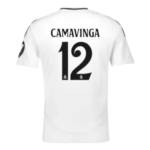 Maillot De Foot Real Madrid Eduardo Camavinga 12 Domicile 24/25 Maillot De Foot Real Madrid Eduardo Camavinga 12 Domicile 24/25