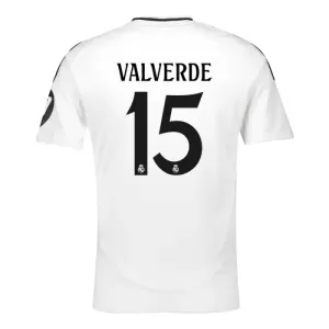 Maillot De Foot Real Madrid Federico Valverde 15 Domicile 24/25 Maillot De Foot Real Madrid Federico Valverde 15 Domicile 24/25